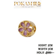 916 GOLD FLOWER CHARM 916 花花CHARM