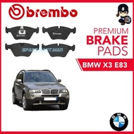 BREMBO Front Brake Pads (1 set) -  BMW X3 E83 2.0i,2.0d,2.5i,3.0i,3.0d
