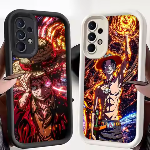 One Piece Straw Hat Boy Luffy Case for Samsung Galaxy A52 A25 A72 A71 A55 A06 A53 A15 A35 A73 A51 A5