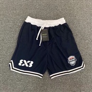 篮球3V3美式短裤USA训练五分裤速干三对三大师赛运动宽松休闲裤男Basketball 3V3 American shorts USA training five20250706