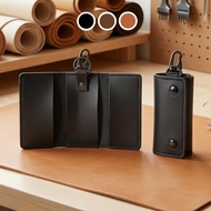 Aesthetic Premium Exclusive Three-Fold Car Motorcycle STNK Wallet - Ironkey Garage - A018 Buttons