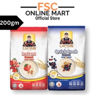 [FSC] Captain Oats Oatmeal 200gm (Foil Pack)