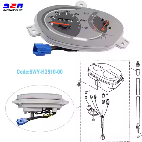 Tachometer for Motorcycle Meter Speedometer Dashboard for YAMAHA JOG XC FC FORCE 100 JOG100 XC100 FC