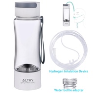 ALTHY Hydrogen Rich Water Generator Bottle - Tritan Cup - DuPont SPE PEM Dual Chamber Maker lonizer - H2 Inhalation device