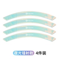 สติ๊กเกอร์กันชนคาร์บอนสำหรับล้อ Volvo EX30 Volvo s90 xc90 v40 v90 s40 ex30