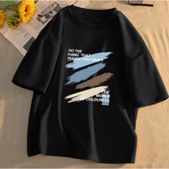 Oversize Wanita - Kaos Distro cat paint WANITA - COD T-shirt Kaos Streetwear Oversize - Baju Kaos Di