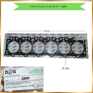 Cylinder gaskets, engine face gaskets, installed for Isuzu 6BG1, 6BG1T vehicles, product code 6BBI.