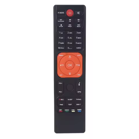 1Piece Gtmedia Wearproof Black Remote Control Fit for V7 V7S V7 V7