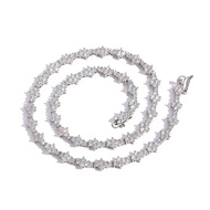 Neriza Jewelry/สร้อยคอเพชรเกรดท๊อปงานจิวเวลรี่ประกายไฟเทียบเท่าเพชรแท้ จัดส่งพร้อมกล่อง NSW077