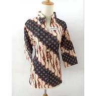 BATIK BLOUSE PREMIUM OFFICEWanita - 253SENOTRUNTUMBINTANG (6B1H) SMALLER LD