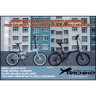 ⭐Japan Brand | Local Stocks⭐🔥Official Singapore HACHIKO DISTRIBUTOR🔥 20 Inch Foldable Bicycle: HACHIKO HA-04