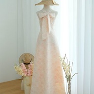 長裙、晚禮服伴娘服，花痴圖案