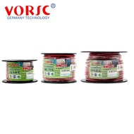 VORSC Automotive Wire AWG18 (0.75mm) AWG14 (2.0mm) AWG12 (3.5mm) PVC Insulated Auto Electrical Cable