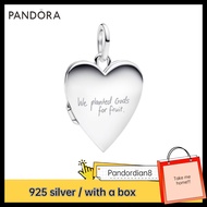 100% S925 Sterling Silver (with box) Peach PRC Heart Engraved Charm