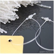 2000pcs Plastic Fastener Hang Tag Snap Lock 5 Inches Pin Security Loop Best for Retail Store Clothin