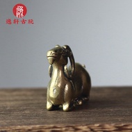 Brass Goat Ornaments Zodiac Wool Pen Holder Paperweight Study Supplies Study Decoration Calligraphy 