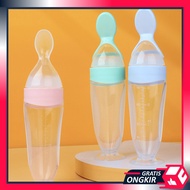 Free Shipping - 6068 Baby Feeding Spoon Bottle/Baby Silicone Pacifier Bottle/Silicone Baby Spoon Dispenser/Anti-Spill Baby Spoon Bottle