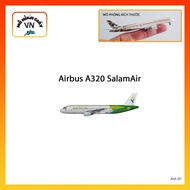[1:400] Airbus A320 Salamair Assembly Paper Model - MohinhgiayVN