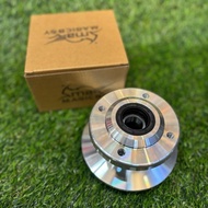 HUB SPROCKET CUSTOM LC 5S Y15ZR Y16 MAGIC BOY SPROCKET HUB CUSTOM HUB CNC ALLOY CHROME