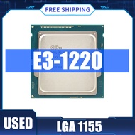 ใช้ Intel Xeon ของแท้เกือบใหม่ล่าสุด E3 1220 E31220 3.1GHz 5 Gt/s Quad-Core CPU E3-1220โปรเซสเซอร์ SR00F เมนบอร์ด B75ที่รองรับ LGA 1155