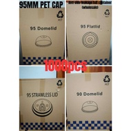 (1000PCS)MILKTEA LID 90/95MM STRAWLESS LID,DOME LID,FLAT LID