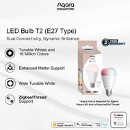 AQARA Smart T2 LED Bulbs E27 RGB CCT, Support Apple home, Google Home Thread/Zigbee