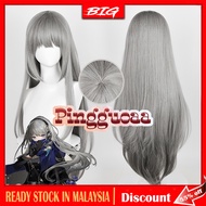 Reverse:1999 Bkornblume Cosplay Wig 85cm Long Straight Gray Gradient Heat Resistant Synthetic Wigs