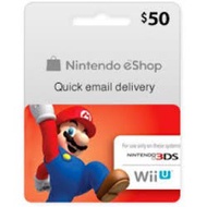 Nintendo Switch eshop Prepaid Card $50 USD50 50 Gift Card Wallet Code