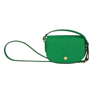 Longchamp Official Store Women Cross Body Shoulder Bag EPURE Series Leather Mini Saddle Bag Flip Sna