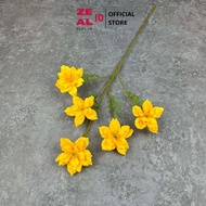 ZEAL - C92 JI (x5) Silk Fabric Flowers 80CM ARTIFICIAL FLOWERS ROOM DECORATION HOME OFFICE STUDIO