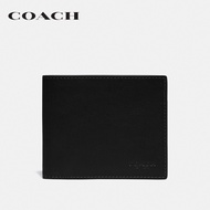 COACH กระเป๋าสตางค์ผู้ชายรุ่น 3-In-1 Wallet สีดำ 97739 BLK