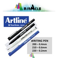 Artline Writing Pen Artline 200 Artline 210 Artline 220  0.2 0.4 0.6