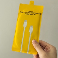 Realme 10A USB C PD Cable 100W 80W 65W Dual Type C Super Dart Vooc Charger Cord 100CM For Realme 15 