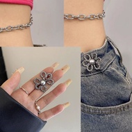 Flower pin, clothing belt adjustment pin, decorative pin, pants width adjustment