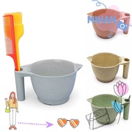MIHAN Hair Dying Container, Large Capacity Styling Accessories Coloring Mixing Dye Bowl,  DIY Wheat 
