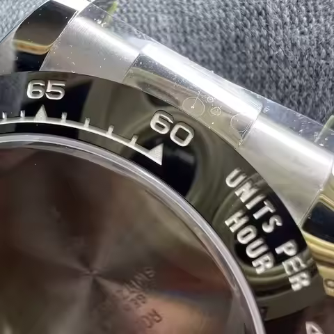 clean Factory Watch Accessory 904L Steel Watch Case For Dtona 116519 Fit to 4130 Movement Ceramic Be