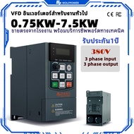 (คลังสินค้าไทย )Wolfpower VT80 ตัวควบคุมความเร็วมอเตอร์ 3 เฟส 380V แบบ Heavy Duty Vector VFD Inverte