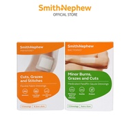 Smith+Nephew (Primapore Adhesive, Grazes and Stitches + Bactigras Medicated Paraffin Gauze, Grazes a