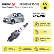 BRISK SPARK PLUG A-LINE 1 SET = *4 PCS* DR15YCY-1 (A11) PERODUA VIVA