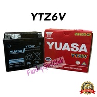 YUASA HONDA BATTERY YTZ6V FTZ6V RS150 VARIO RAIDER150 CLICK YTZ6 12V 5Ah/10HRS MAINTENANCE FREE VRLA