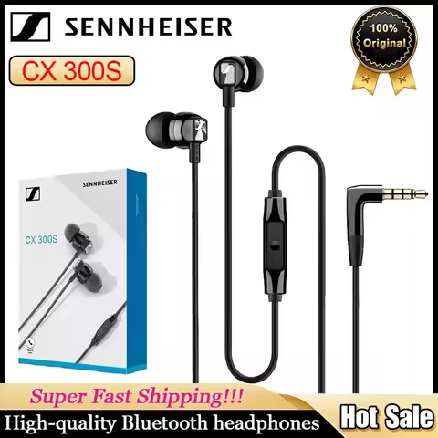 Sennheiser CX300S Wired Pure Bass Earphones Stereo Headset Sport Earbuds Noise Reduction Headphone f