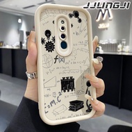 JJLINGJI Casing Hp Untuk OPPO F11 A9 2019 A9x F9 F9 Pro A7x Realme 2 Pro U1 Case Casing Hp pola Rumu
