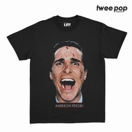 AMERRICAN PSYCHO MOVIE T-SHIRT - MOVIE COVER / MOVIE T-SHIRT
