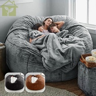 5FT Soft Fluffy Bean Bag Chair Sofa Cover No Filler Home Lazy Lounger Sofa Comfy Cover Without Filling SHOPABC1448