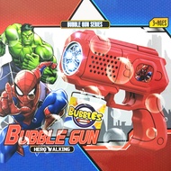 Bubble Gun GNK102387E Hero Walking Marvel Avenger Electric Bubble Gun Outdoor Toys