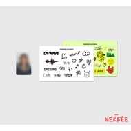 [Restock]Bigbang Daesung D’s WAVE Sticker Set (2 Sheets) | Glow-in-the-Dark + Clear | 2025 Tour Offi