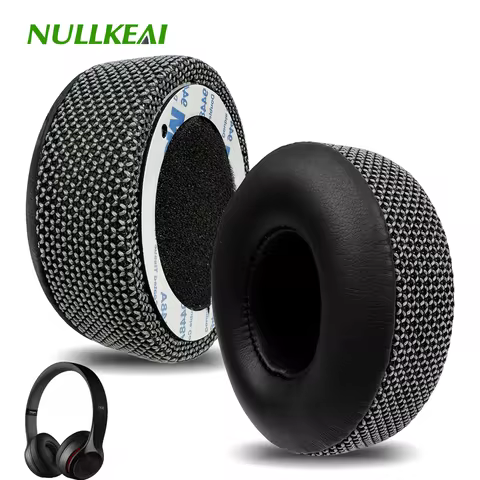 Nullkeai Replacement Ear Cushion for Bose SOLO2 Solo3 Headphone Earpads Earmuffs Headband
