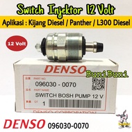 Switch Selenoid Bospom Injektor Panther / Elf / Kijang / L 300 Diesel Disel 12 Volt & 24 Volt Denso