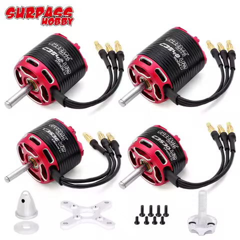 Surpass Hobby C3530 C3536 C3542 C3542 V2 14-pole Hi-Torque Outrunner Brushless Motor For Fixed-wing