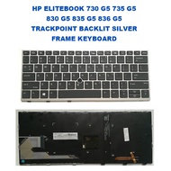 H/P ELITEBOOK 730 G5 735 G5 830 G5 830 G6 835 G5 836 G5 SILVER FRAME KEYBOARD